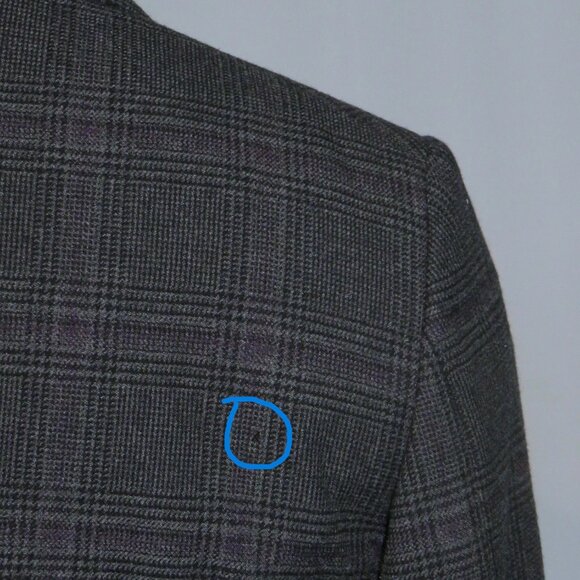 Tom Ford Base C Buckingham 100% Cashmere Gray Plaid 6x2 Double Breasted Suit 40R - Picture 16 of 16
